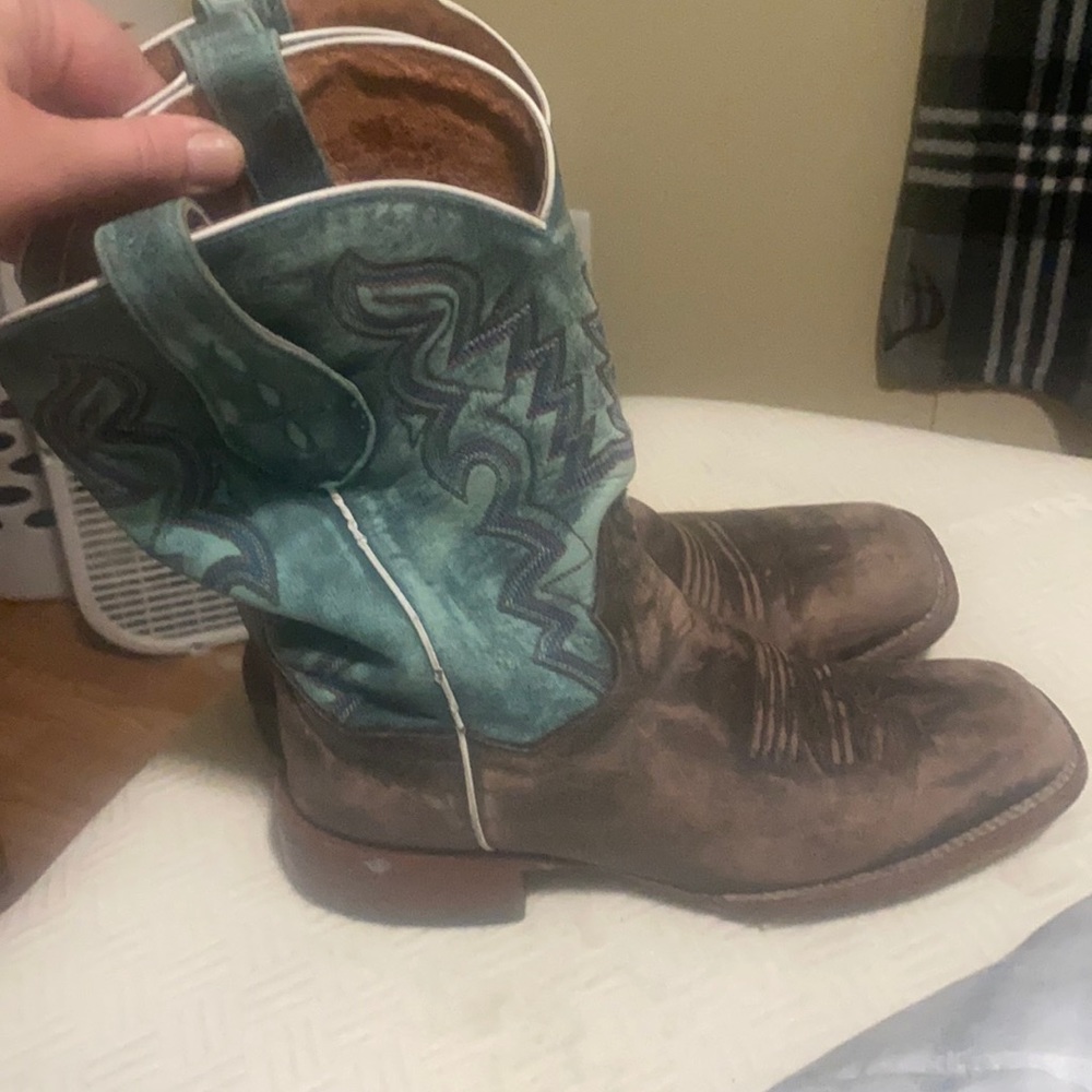 COPY - Dan Post turquoise boots